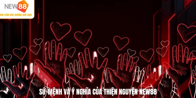 Sứ mệnh và ý nghĩa của thiện nguyện NEW88